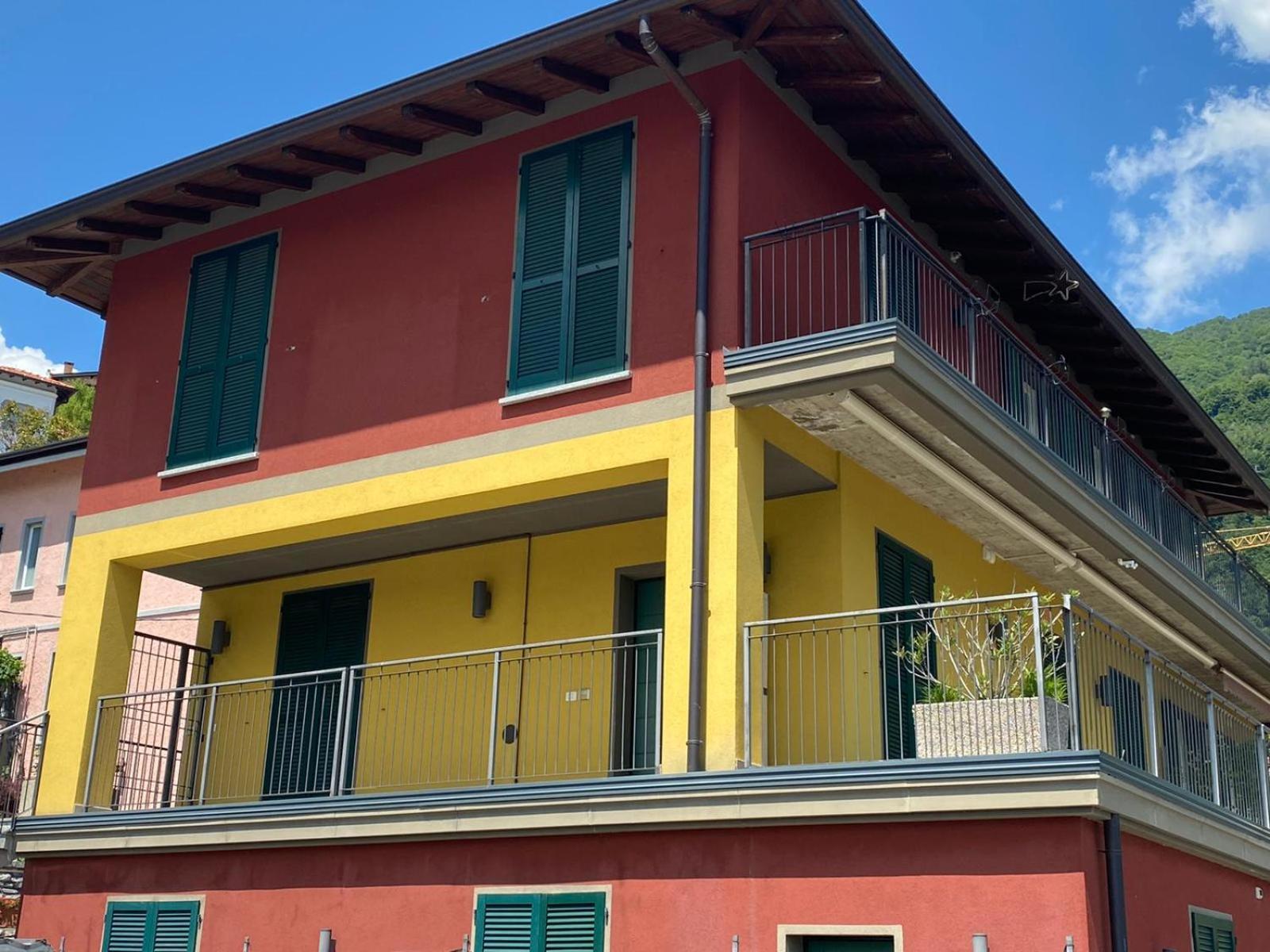 The Duplex - Big Apartment With Terraces Argegno Exterior foto